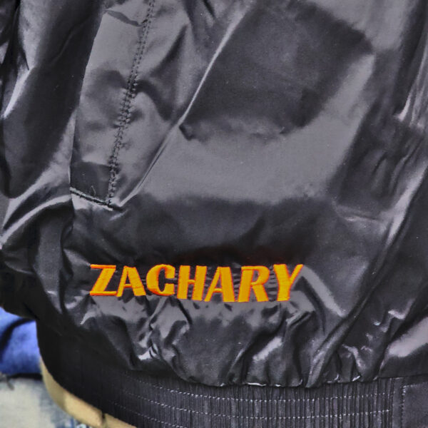 Personalized Embroidered Lettering